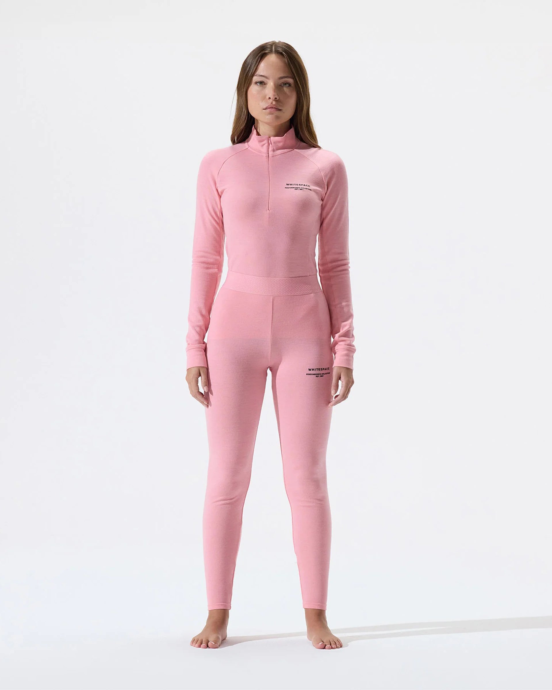 Whitespace Women's Merino Baselayer Bottoms - Pink Icing