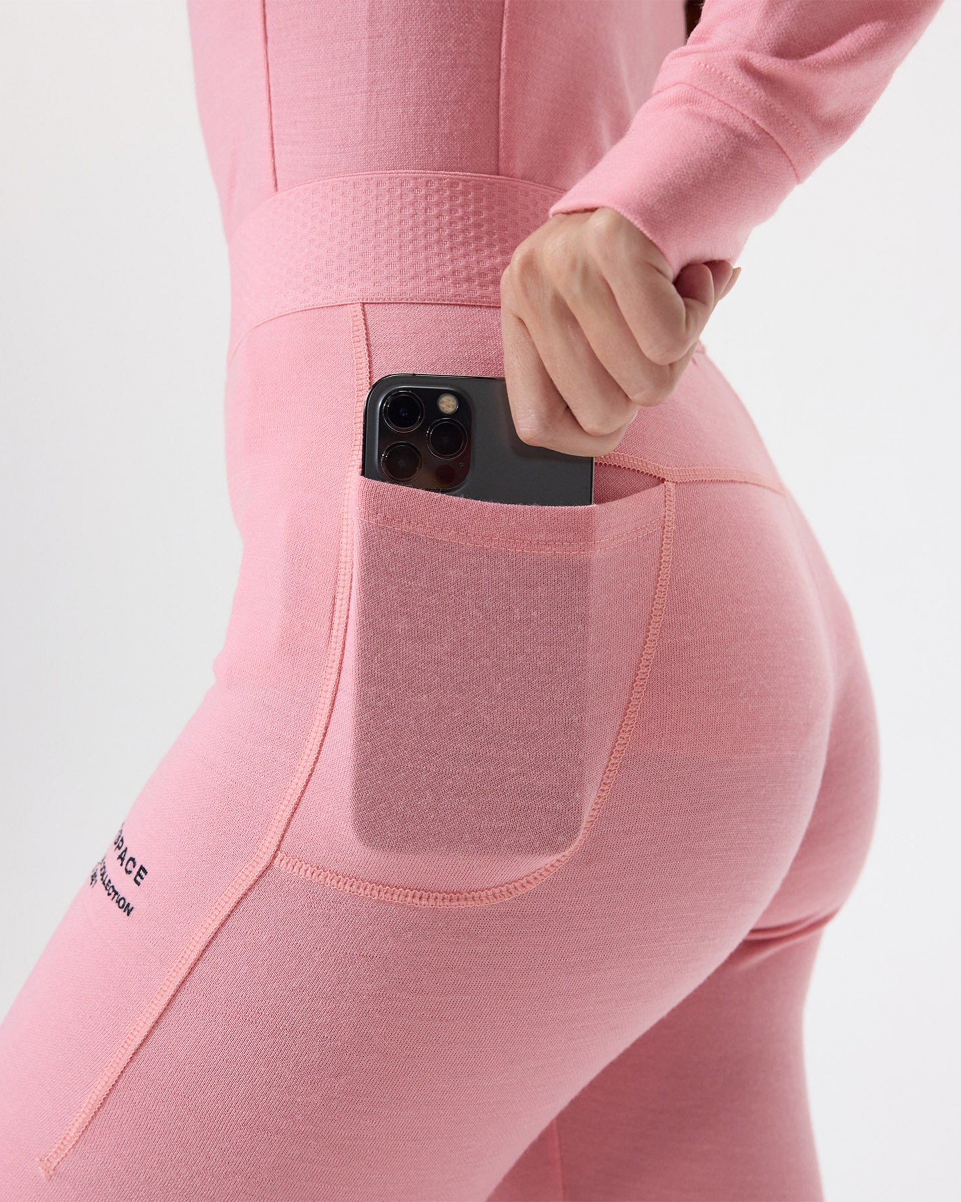 Whitespace Women's Merino Baselayer Bottoms - Pink Icing