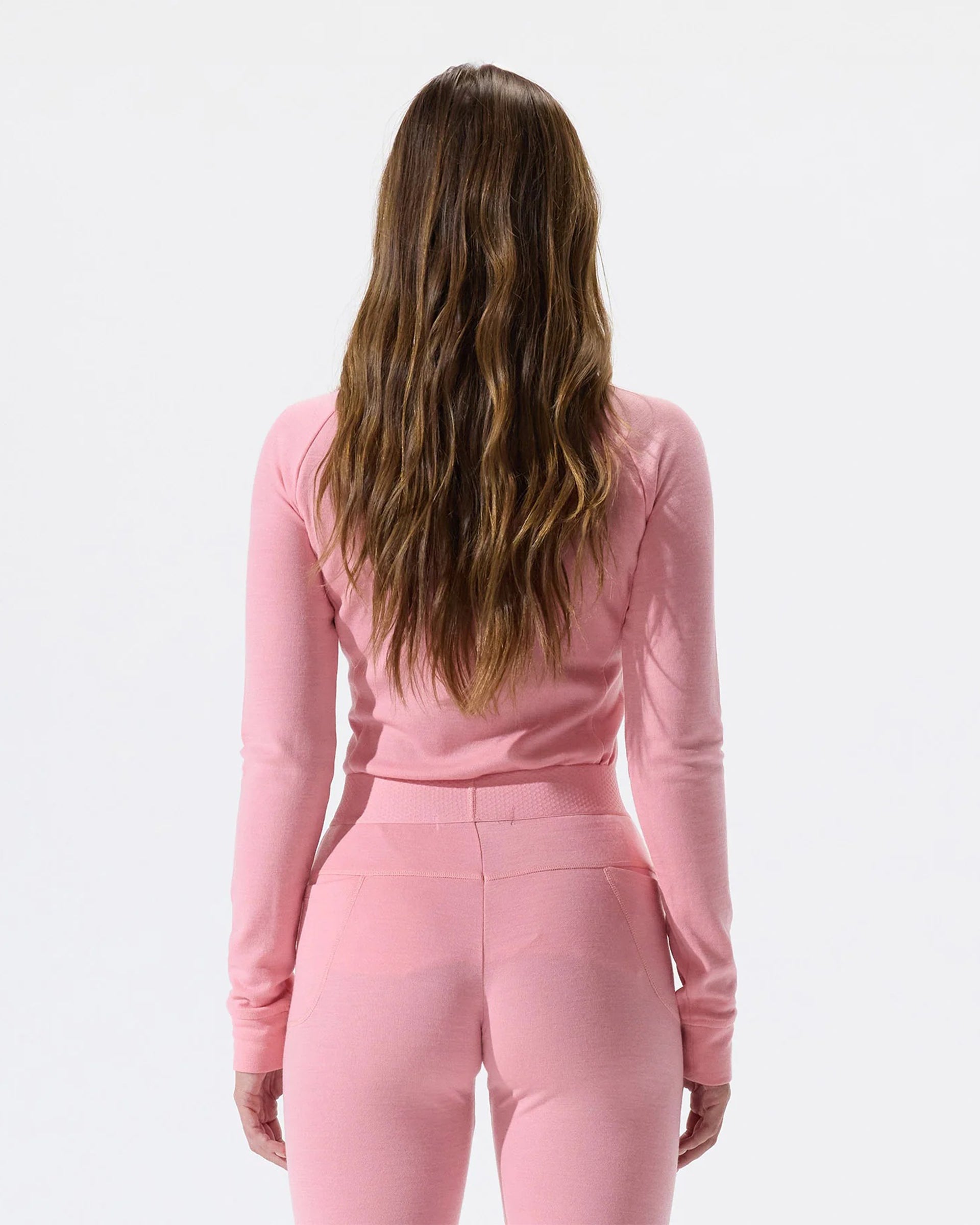 Whitespace Women's Merino Mockneck - Pink Icing