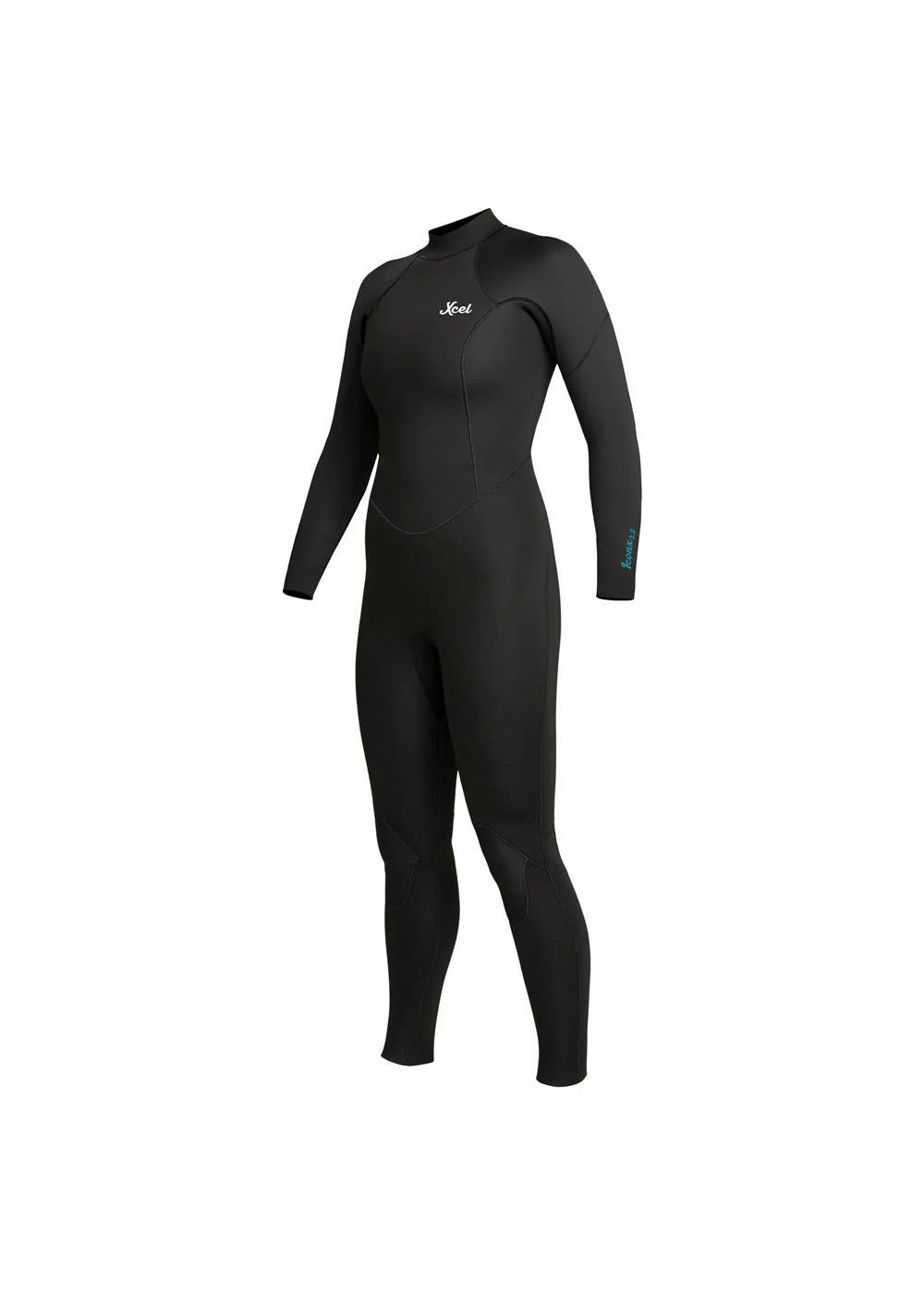 Xcel Women's 3/2mm IconX Back Zip Fullsuit Wetsuit - Black