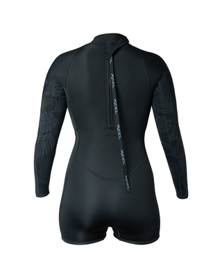 Xcel Women's Axis Long Sleeve Back Zip Boy Short Spring Wetsuit 2mm