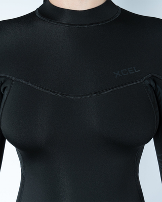 Xcel Women's Axis Long Sleeve Back Zip Boy Short Spring Wetsuit 2mm