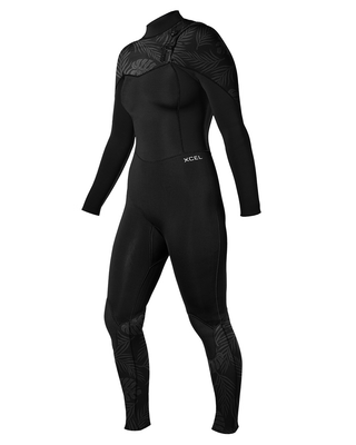 Women's Comp 4/3mm Chest Zip Fullsuit