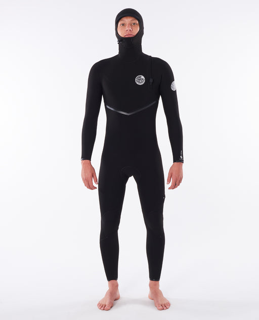 Rip Curl Men's E-Bomb 4/3 Zip Free Hooded Wetsuit