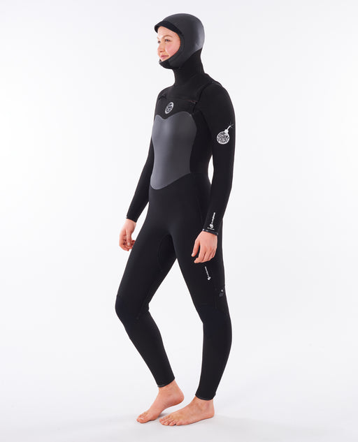 Rip Curl Women's Flashbomb 6/4 Hooded Wetsuit