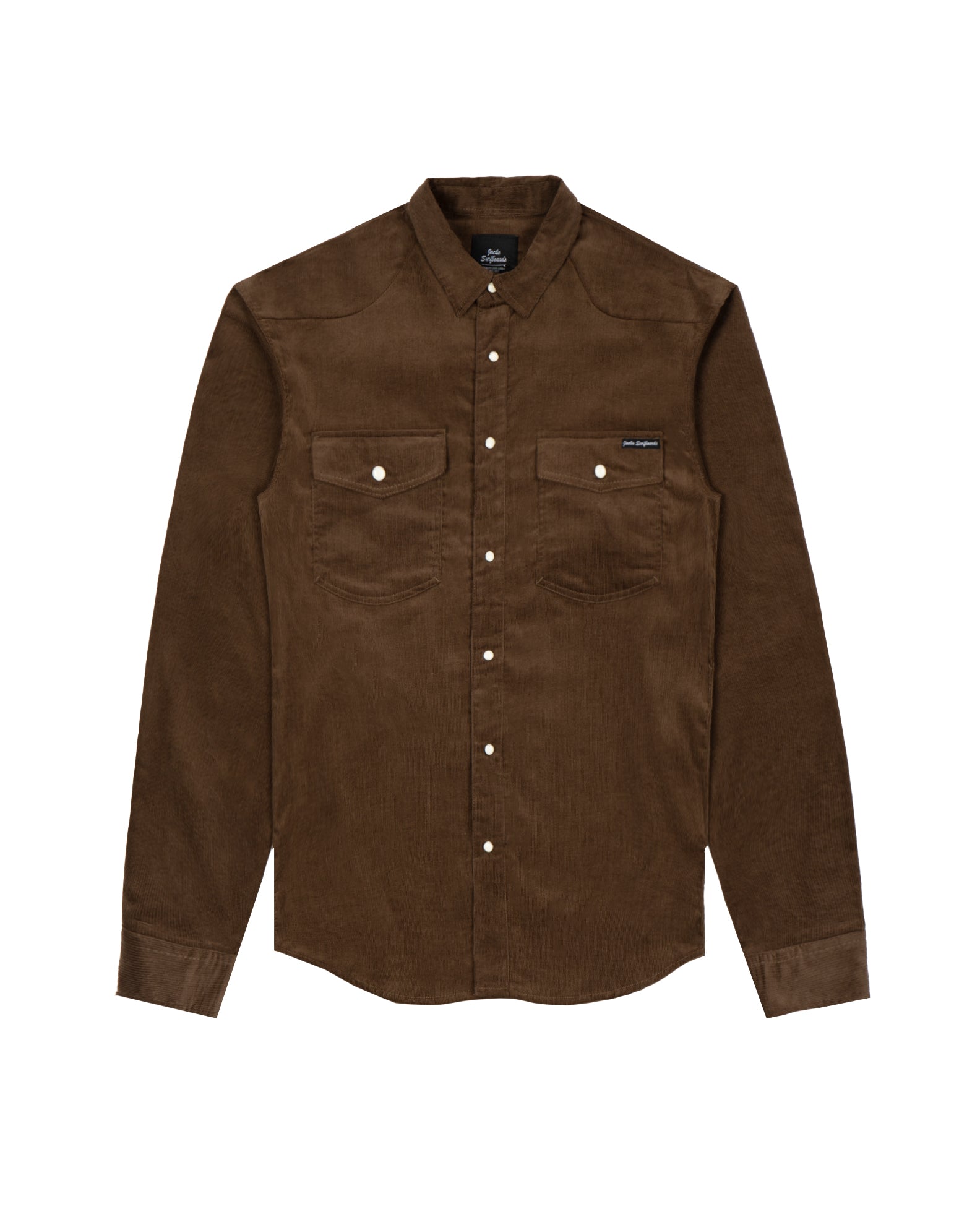 Wagner L/S Corduroy Flannel - Brown