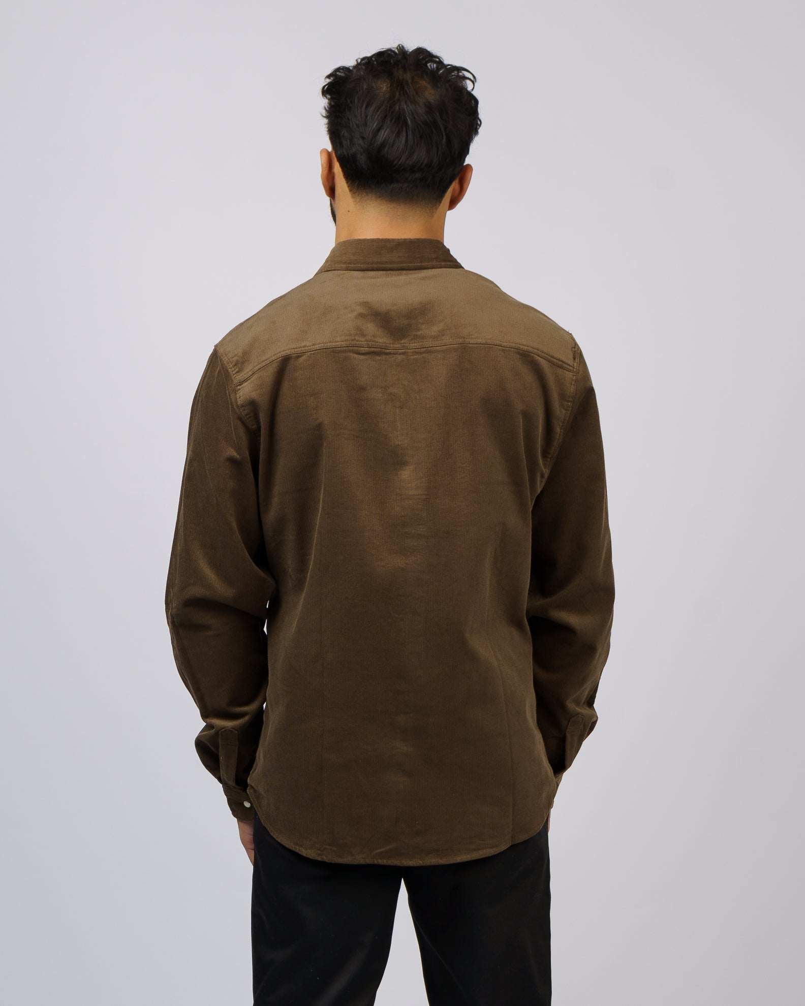 Wagner L/S Corduroy Flannel - Brown