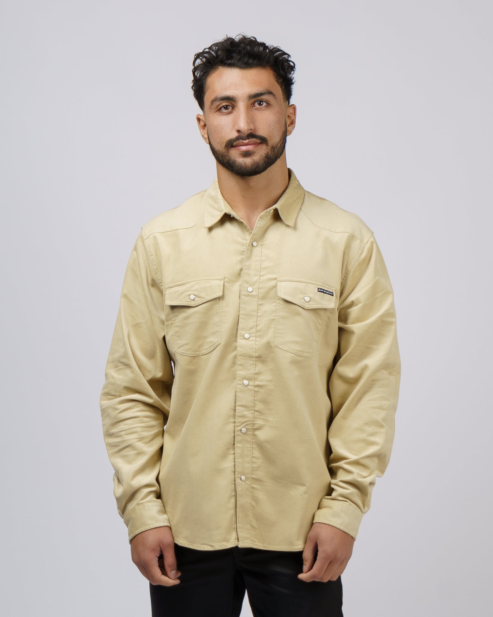 Wagner L/S Corduroy Flannel - Off White