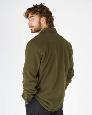 Walton L/S Button Up Shirt- Olive