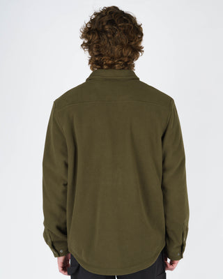 Walton L/S Button Up Shirt- Olive