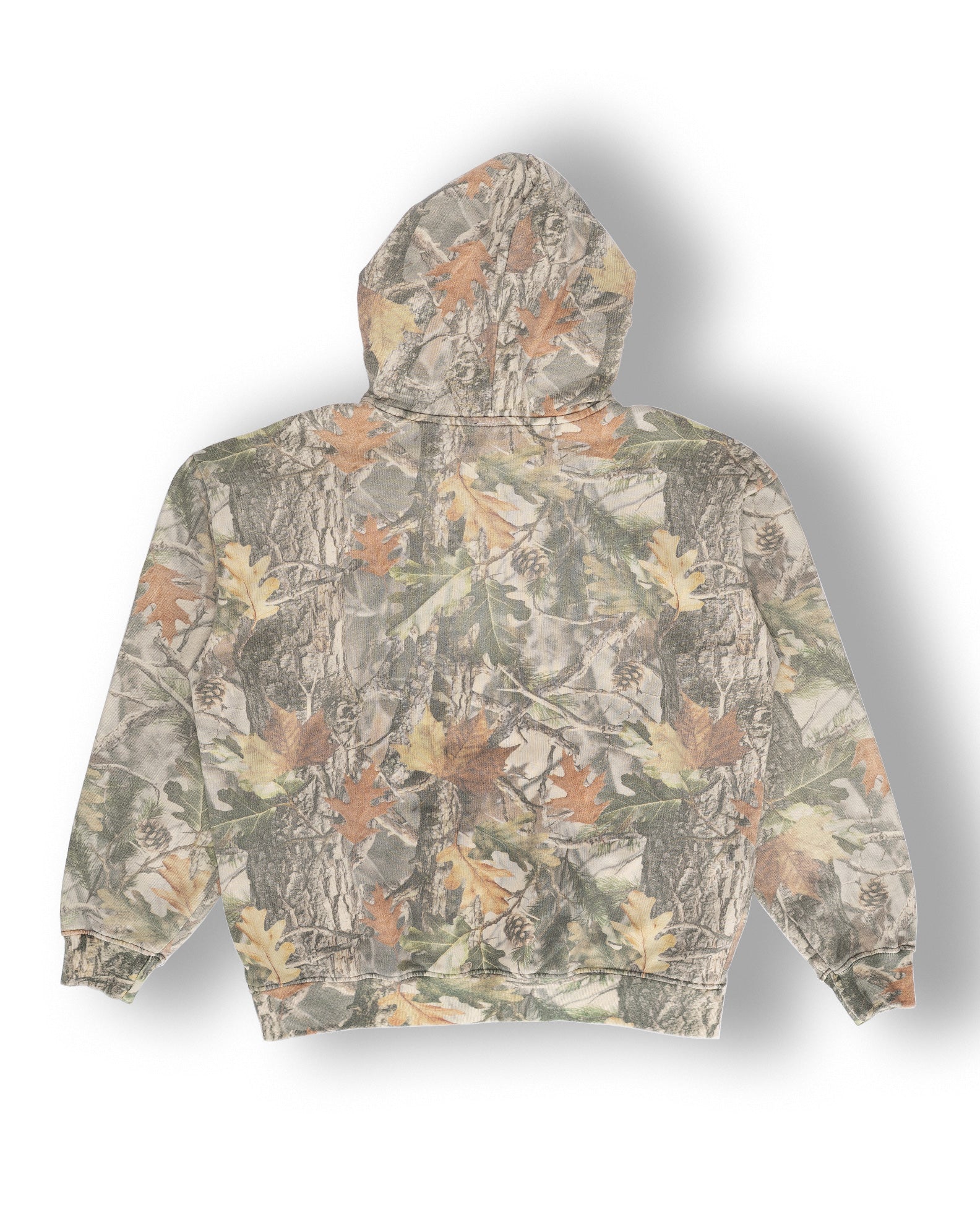 Garage Skate Shop Men's Weathered Wood Camo Pullover Hoodie