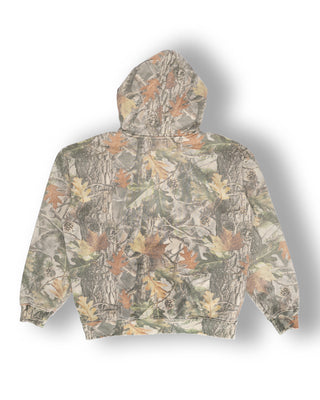 Garage Skate Shop Men's Weathered Wood Camo Pullover Hoodie