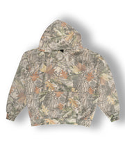 Garage Skate Shop Men's Weathered Wood Camo Pullover Hoodie