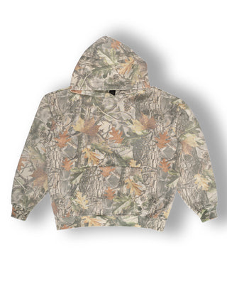 Garage Skate Shop Men's Weathered Wood Camo Pullover Hoodie