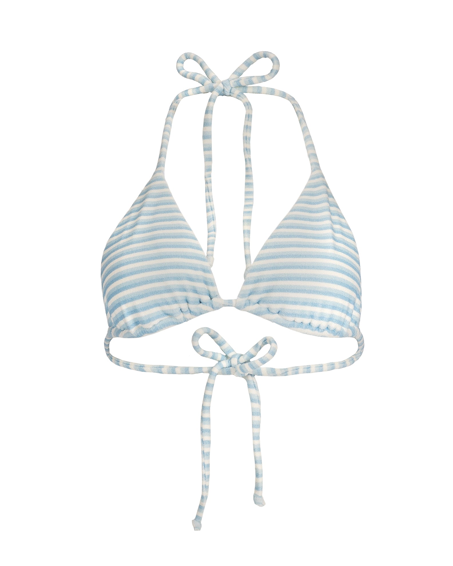 Danielle Brown Wesley Swim Top - Blue Raz Stripe
