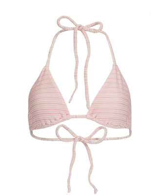 Danielle Brown Wesley Swim Top - Strawberry Stripes