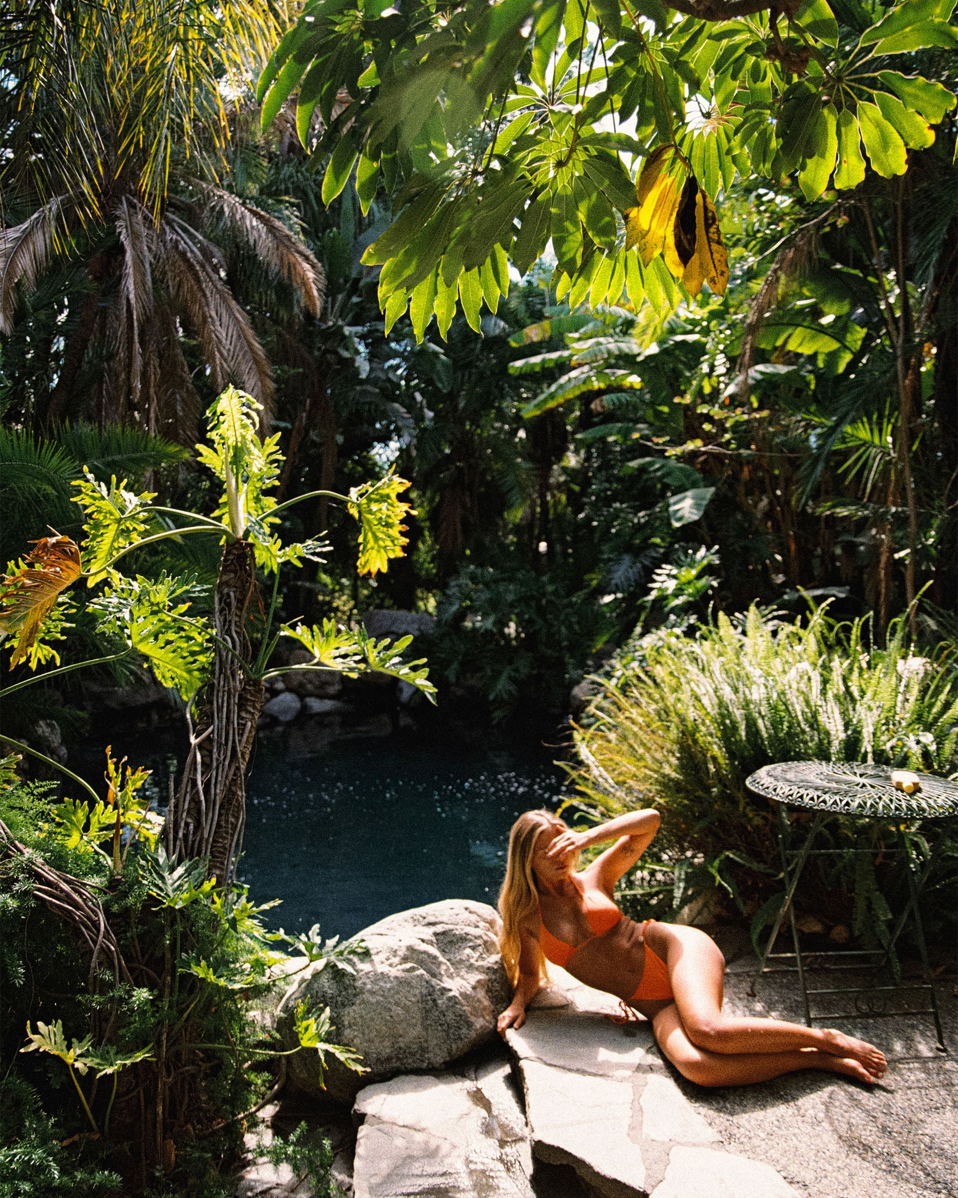 JS Swim Wesley Swim Top - Orange