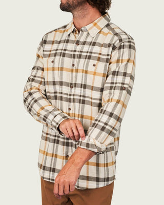 Marsh Wear Men's Westerly Flannel Shirt - Stone