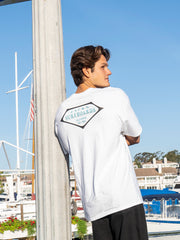 Jack's Surfboards Retro Lam Classic Fit Short Sleeve T-Shirt - White