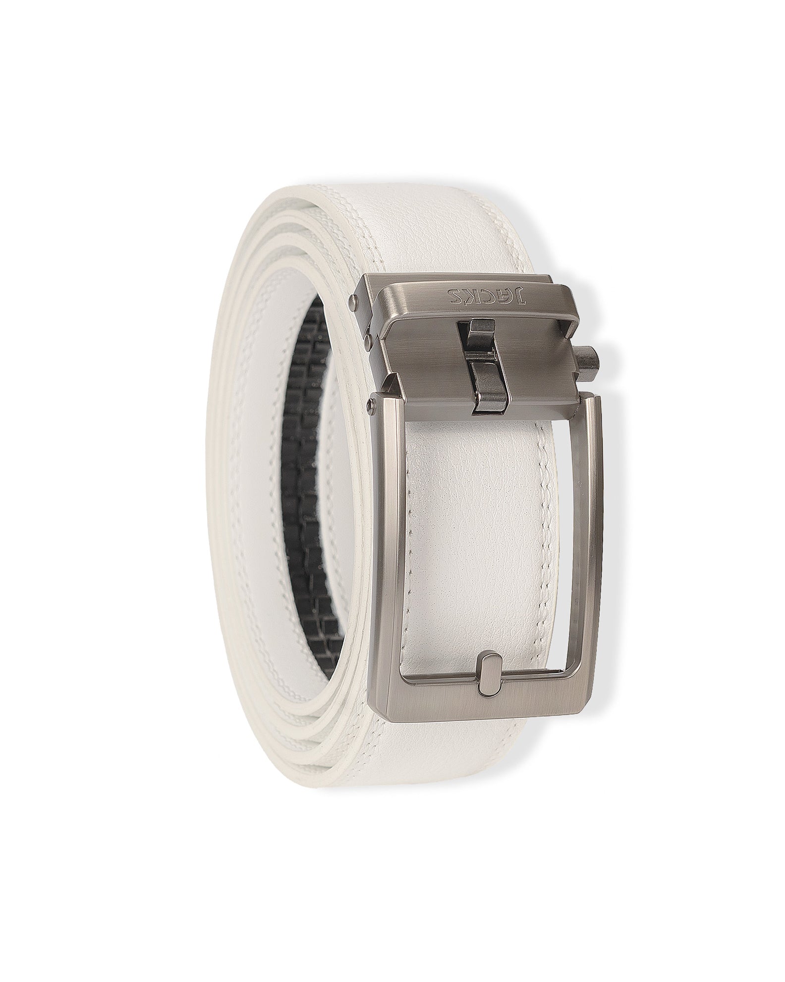 Leather Belt - White