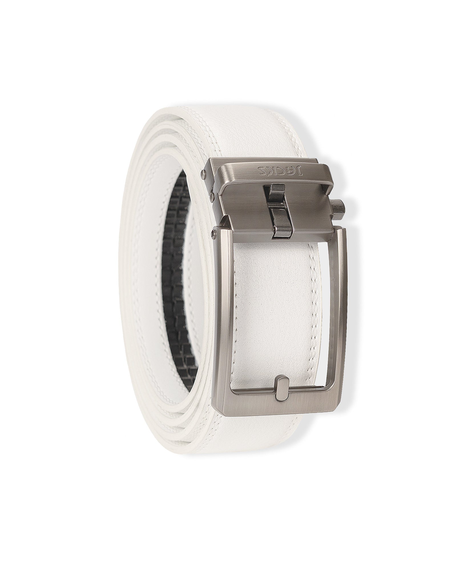 Leather Belt - White