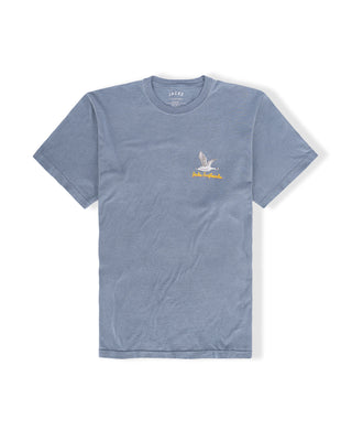 Wild Goose S/S Tee - Blue Jean