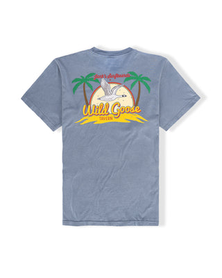 Wild Goose S/S Tee - Blue Jean