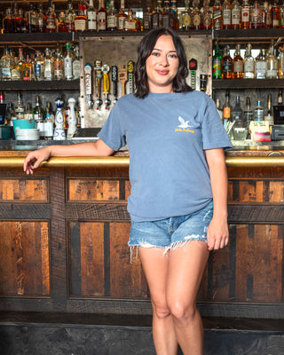 Wild Goose S/S Tee - Blue Jean