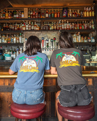 Wild Goose S/S Tee - Blue Jean