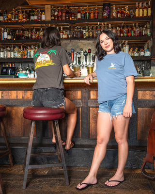 Wild Goose S/S Tee - Blue Jean