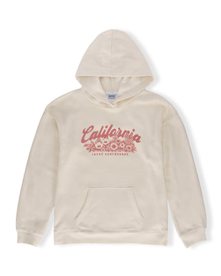 Girl's Wildflower Pullover Hoodie - Coco