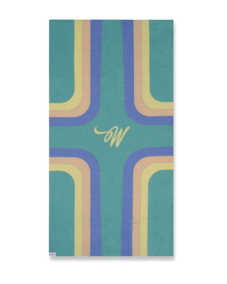Retro High Tide Beach Towel