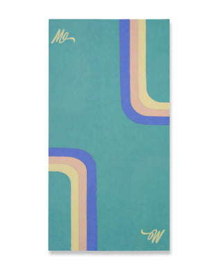 Retro High Tide Beach Towel