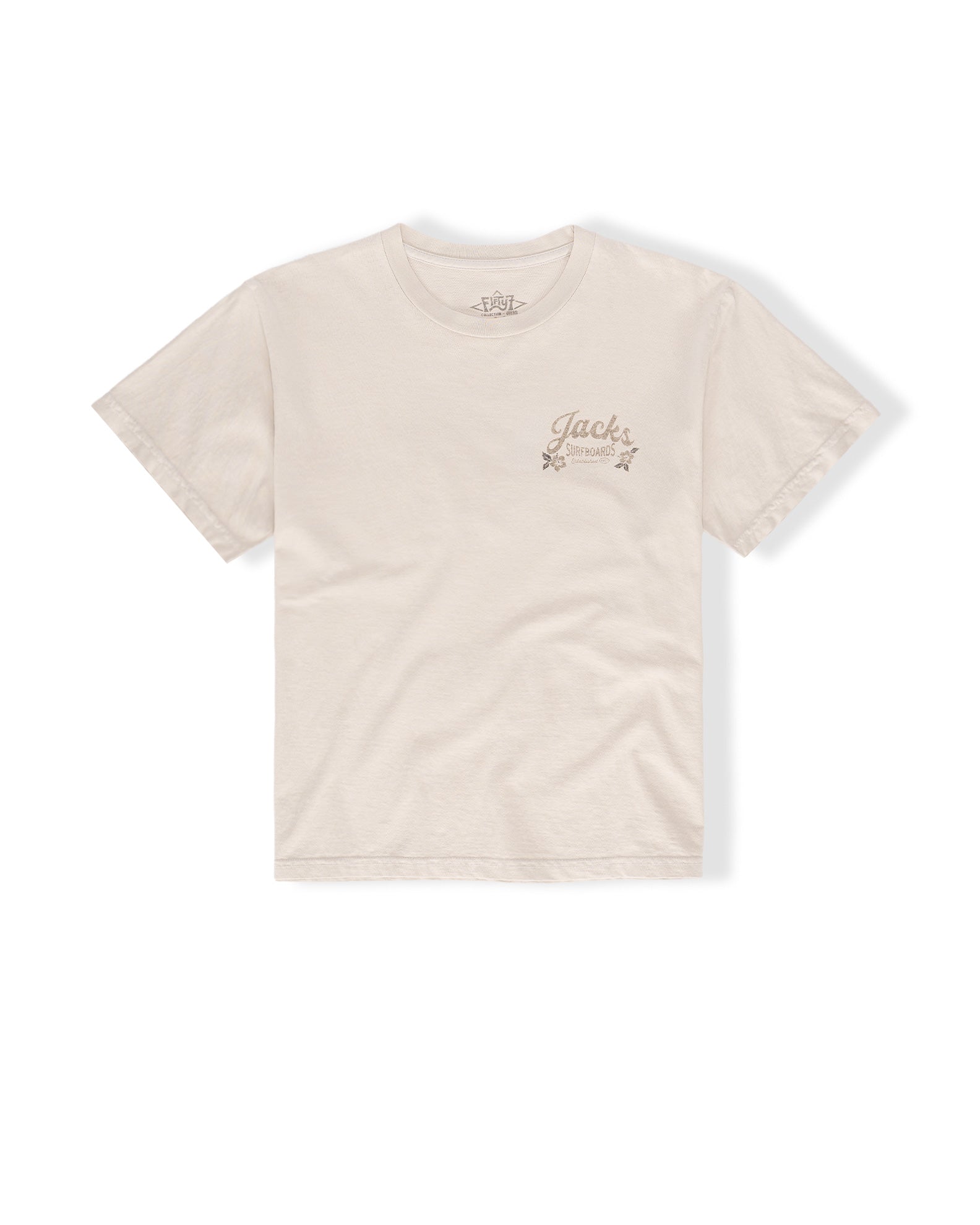 Women's Glass Pigment S/S T-Shirt - Cement