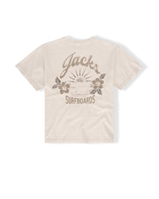Women's Glass Pigment S/S T-Shirt - Cement