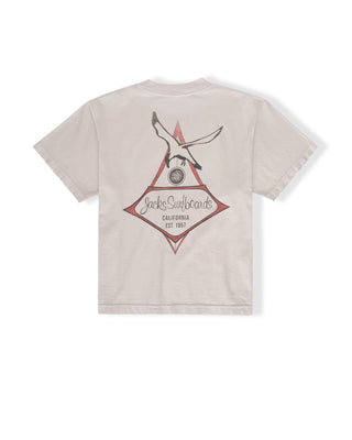 Women's Stringer Pigment S/S T-Shirt - Light Grey