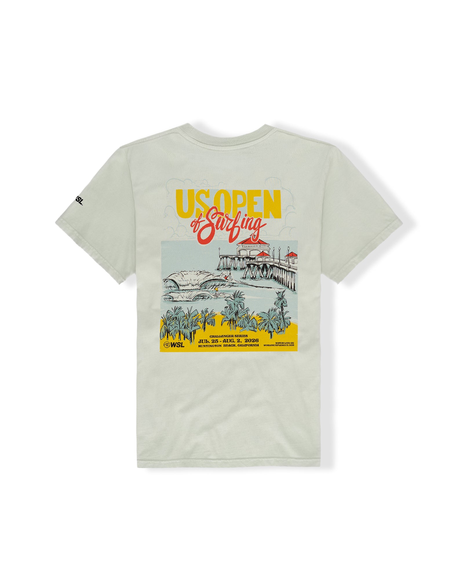 Women's US Open 2026 Poster S/S T-Shirt - Seafoam