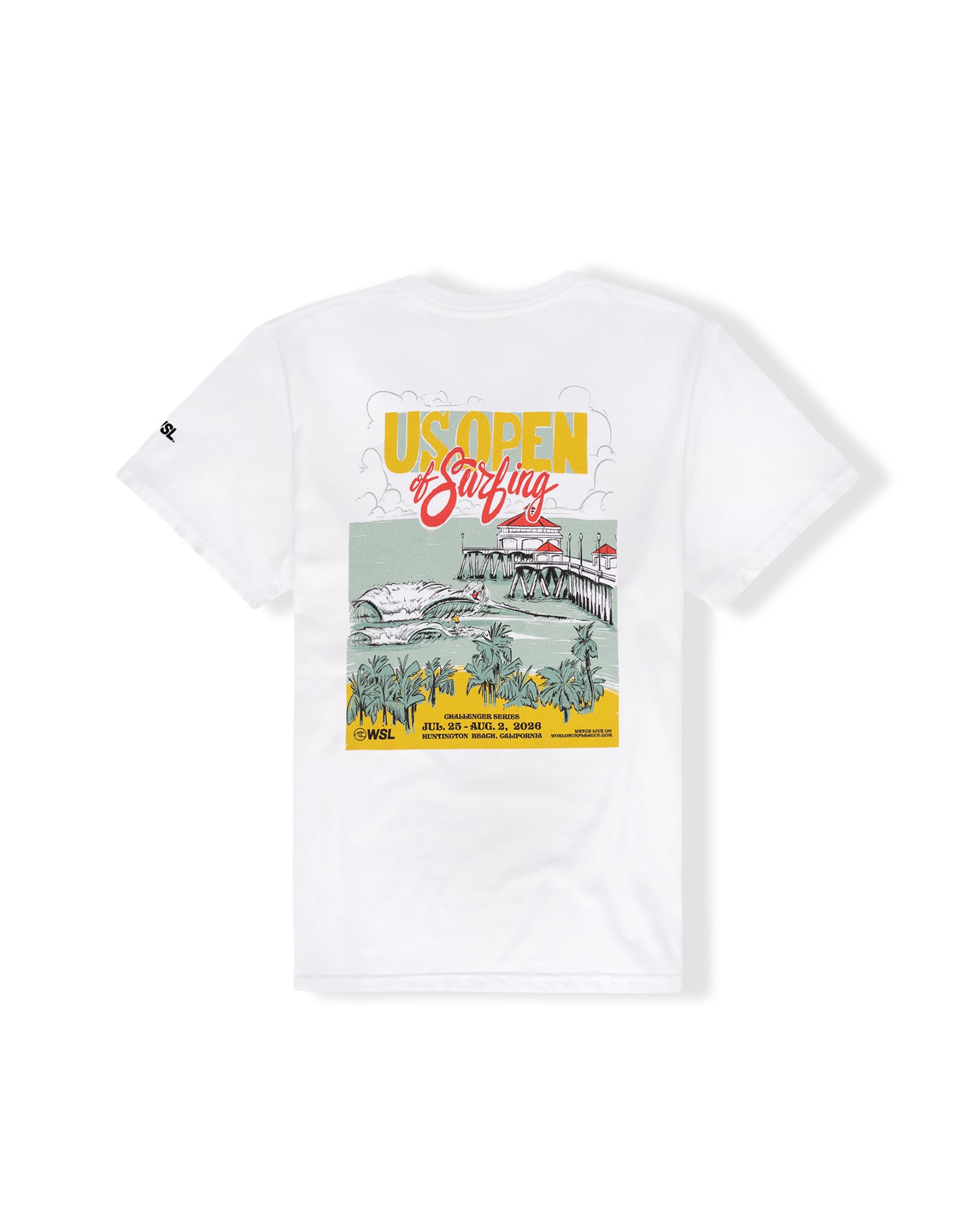Women's US Open 2026 Poster S/S T-Shirt - White