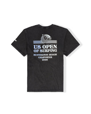 Women's US Open 2026 Surfer TM Logo S/S T-Shirt - Pigment Black