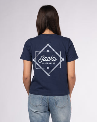 Women's Action HW S/S Tee - Navy