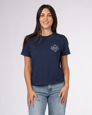 Women's Action HW S/S Tee - Navy