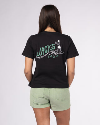 Women's Bobber Heavyweight S/S Tee - Black