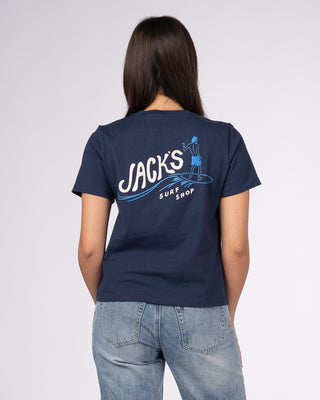 Women's Bobber Heavyweight S/S Tee - Navy