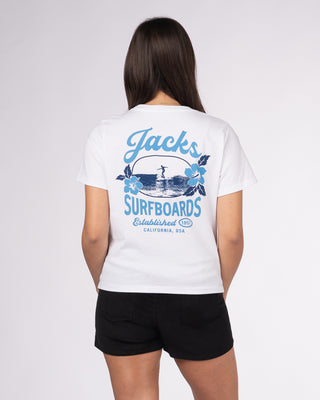 Women's Tip Toe Heavyweight S/S Tee - White