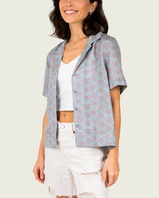 Marsh Wear Women's Hagood Boxcut Short Sleeve Shirt - Trellis