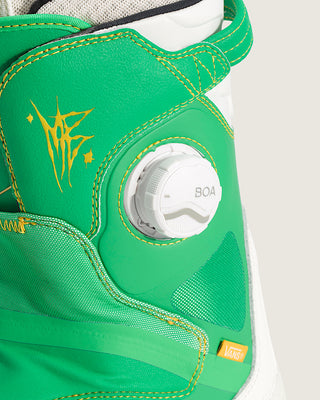 Vans Women's Progress Snowboard Boot - Mia Brookes Green/Yellow