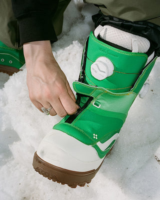 Vans Women's Progress Snowboard Boot - Mia Brookes Green/Yellow