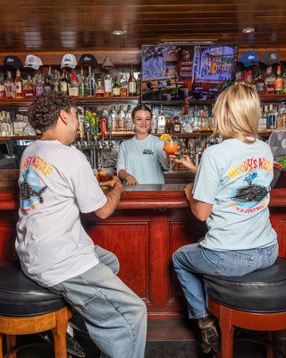 Woody's Wharf PGMT S/S Tee - Chambray