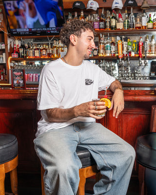 Woody's Wharf PGMT S/S Tee - White