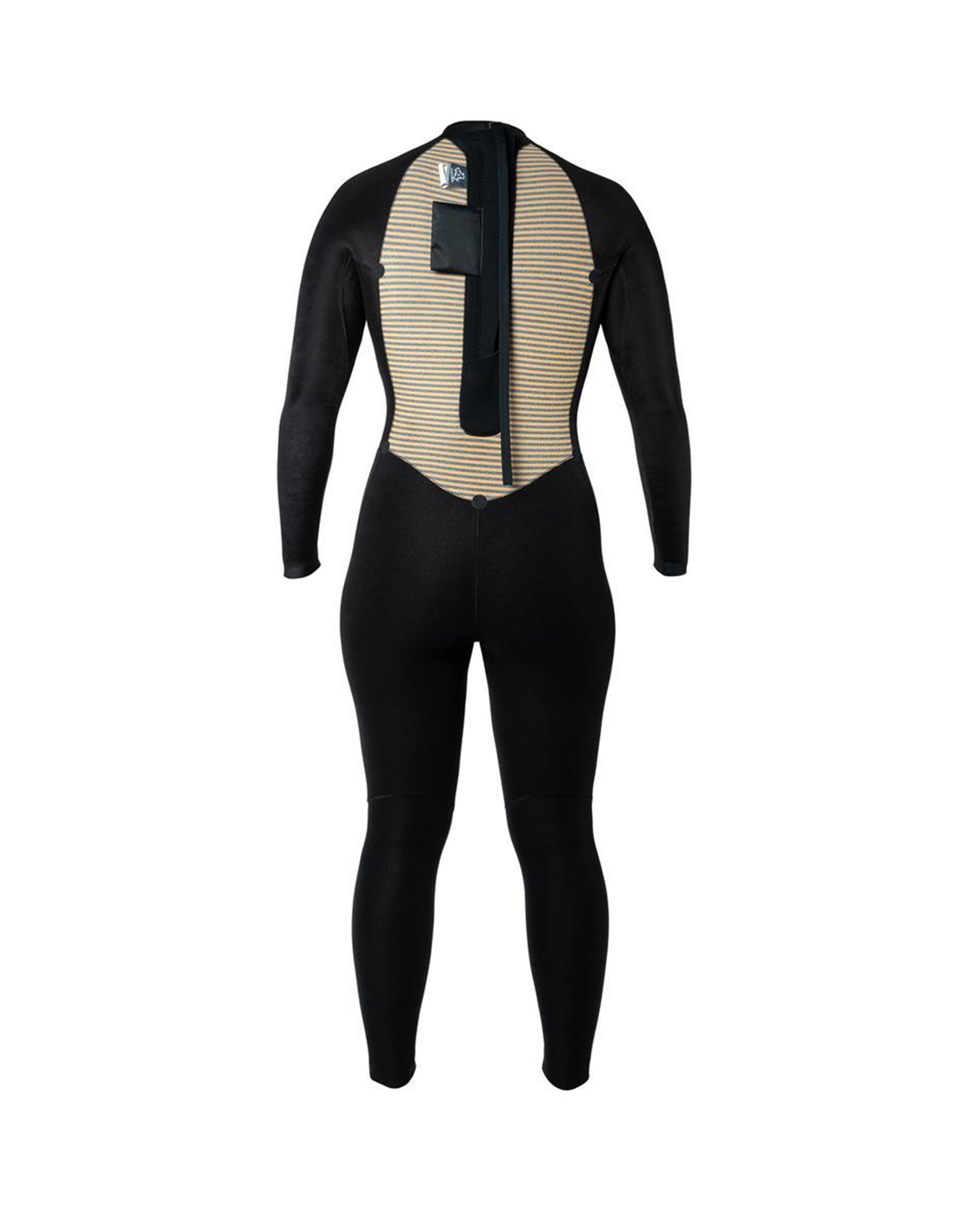 Xcel Women's Axis Back Zip Full Wetsuit 3/2mm - Black/Palm-Monstera Print